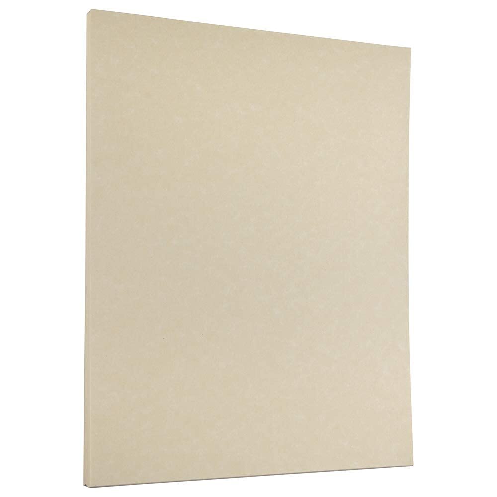Parchment 24lb Paper - 90 gsm - 8.5 x 11 - Natural Recycled - 100 Sheets/Pack