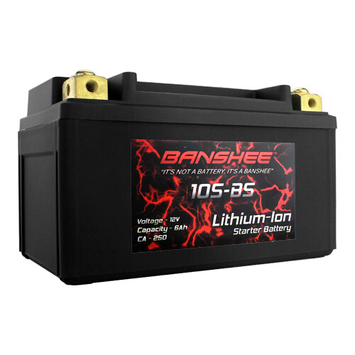 Banshee YTZ10SÂ 12V 6AHÂ Lithium Ion BatteryÂ for Yamaha 850 FZ-09, '14-'15