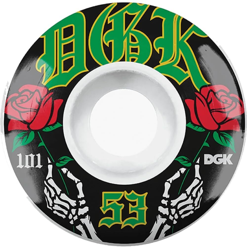 DGK Immortal 53mm 101a Skateboard Wheels (Set of 4)