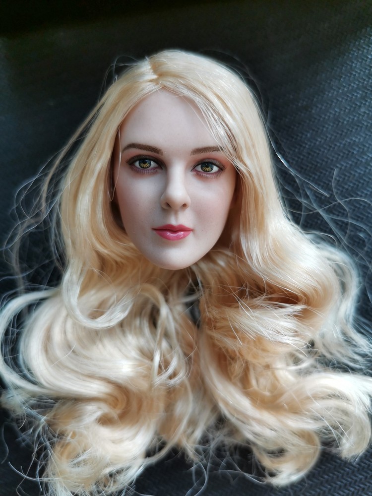 KIMI TOYS KT012 1/6 European Beauty Head Sculpt Model Fit 12in Figures