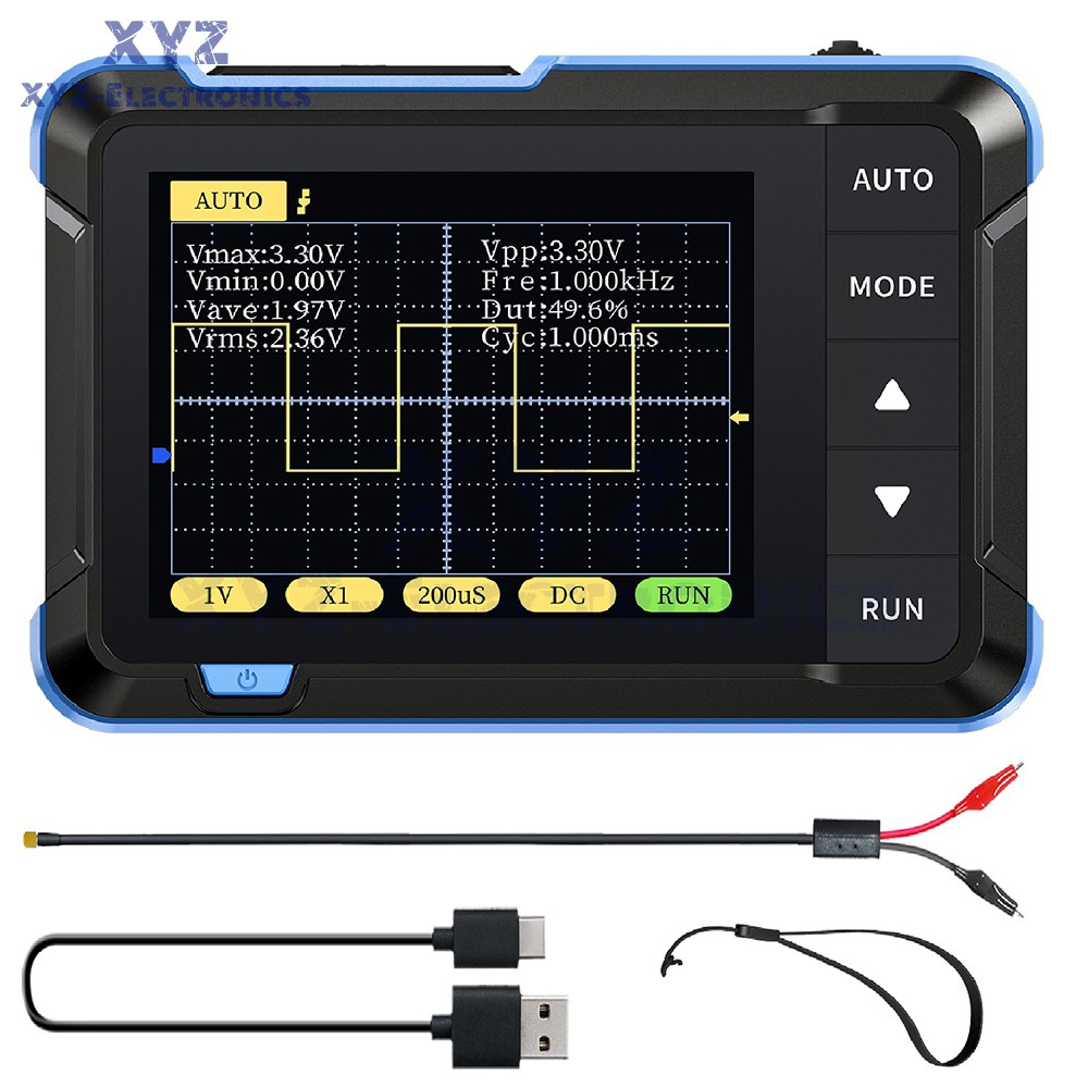 FNIRSI DSO152 Handheld MIni Oscilloscope Portable Digital Oscilloscope 200KHz