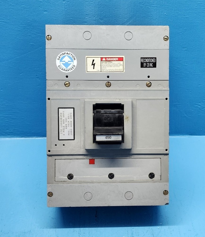 SIEMENS LXD63B450 450A 600V 3Pole Circuit Breaker