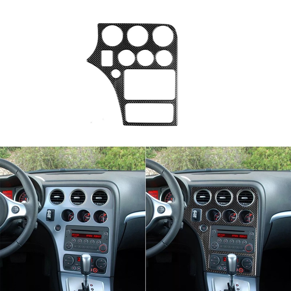 Carbon Fiber Center Console CD Panel Cover For Alfa Romeo 159 Brera Spider 04-11