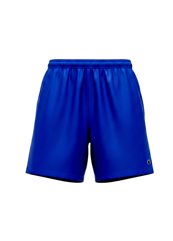 Champion Mens 9 Inch Jersey Shorts Surf The Web Blue Cotton