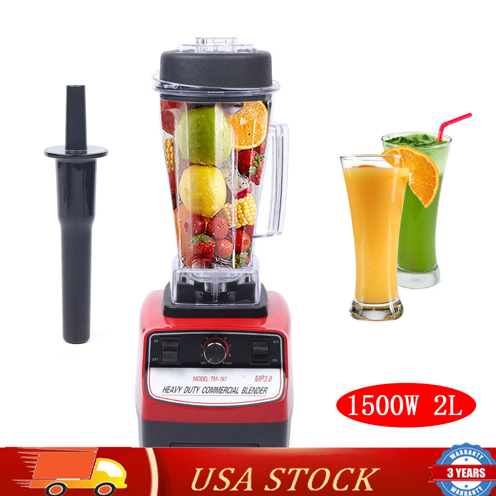 Professional Blender Commercial Blender Smoothie Maker 2HP Heavy Duty High Speed