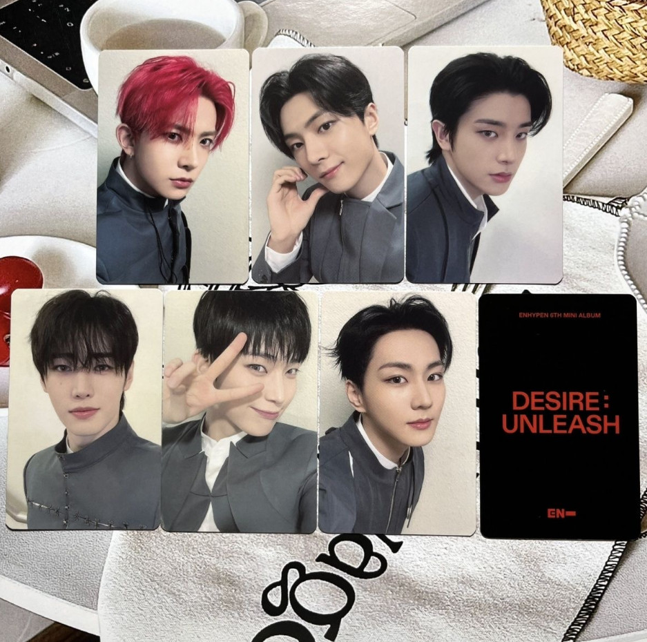ENHYPEN YZY 3.0 Lee Heeseung Park Jongseong Sim Jaeyun  Photocard  7PCS