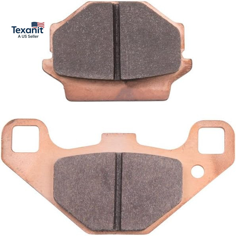 Rear Brake Pad - Sintered Metal Compatible with KAWASAKI KLR650 1987-2007, Ninja