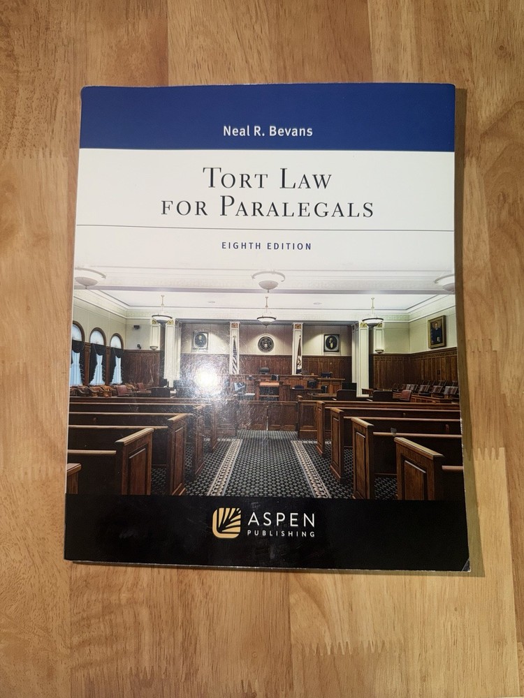 Tort Law for Paralegals