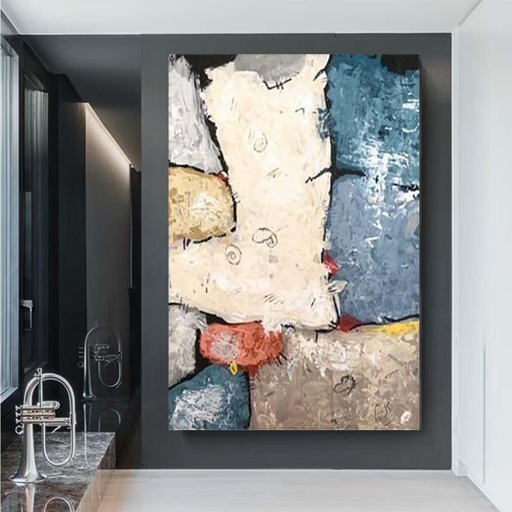 Abstract Aesthetics Decorative Poster 100 Handmade Oil Painting Wall Art Canvas