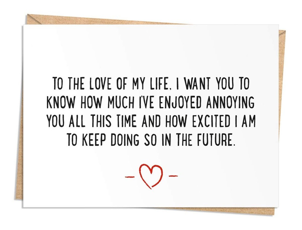 Seymour Butz Funny Birthday, Anniversary, or Valentine's Day Card -for Husban...