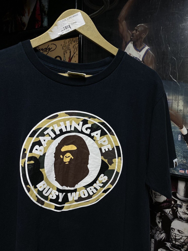 Bape Tee Shirt Busy Works A Bathing Ape Medium