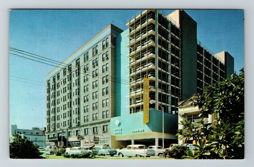 Macon GA-Georgia, Dempsey Motor Hotel, Exterior, Vintage Postcard