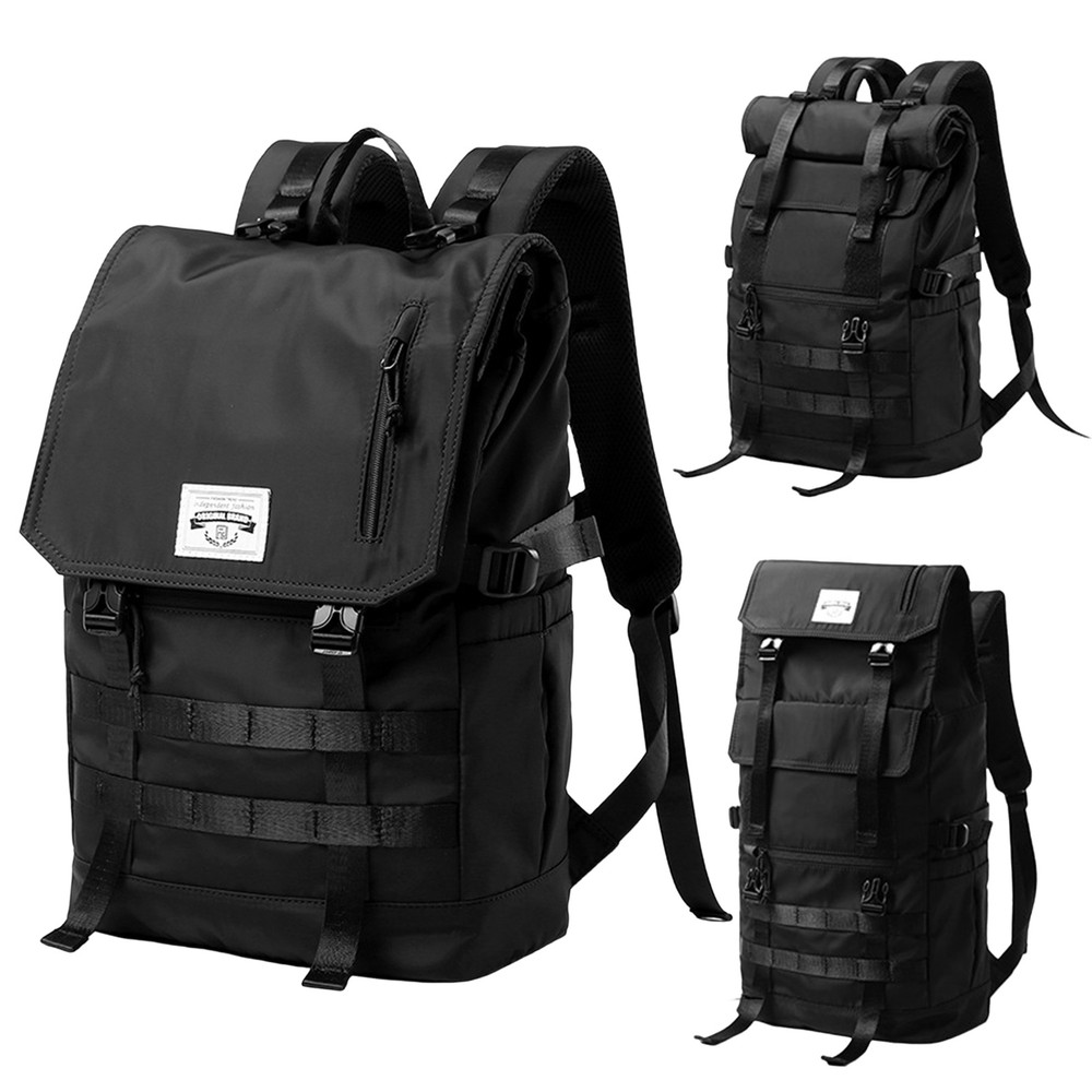 Expandable Travel Backpack Fits 17-Inch Laptop Large Foldable Capacity-image