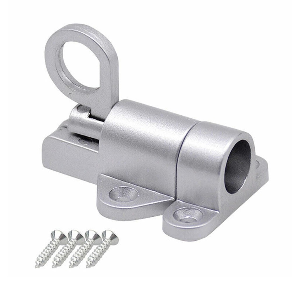 Self Closing Latch Bolt Automatic Spring Loaded Security Door Lock with Screw  