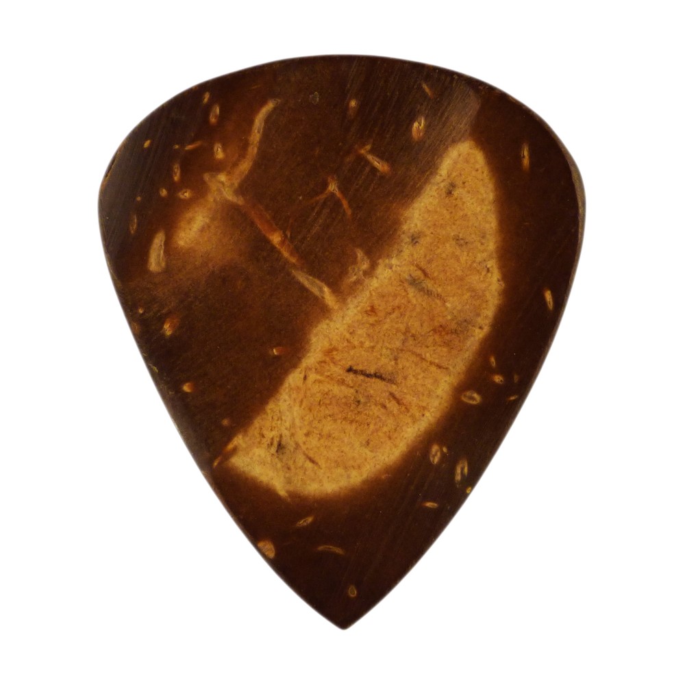 Coconut Palm Shell Guitar Pick - 3.0 mm - 351 Groove - Handmade Exotic Plectrum