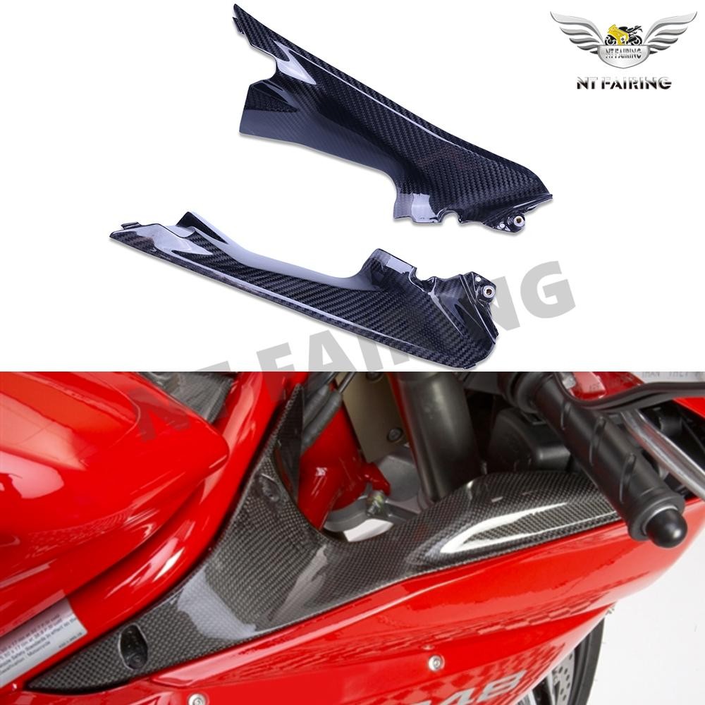 FTD Carbon Fiber Air Duct Covers for Ducati 899, 959, 1199, 1299 Panigale