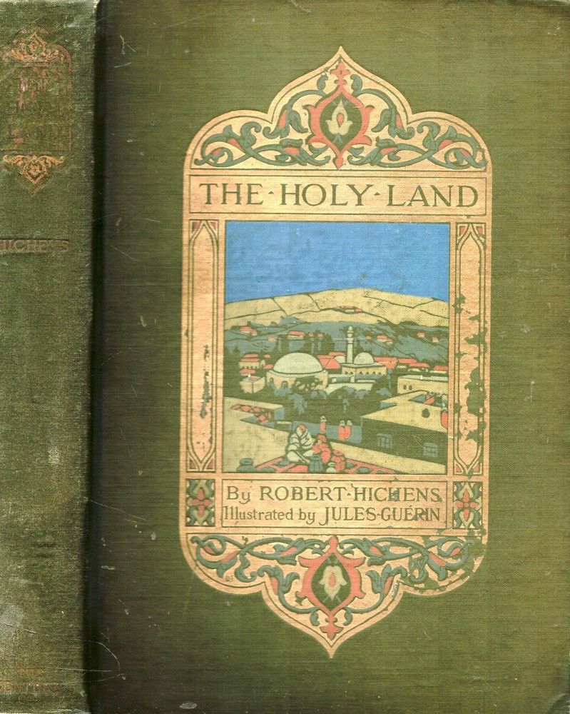 1910 Fine Binding Palestine Jerusalem Syria Damascus 47 Color Prints Illustrated