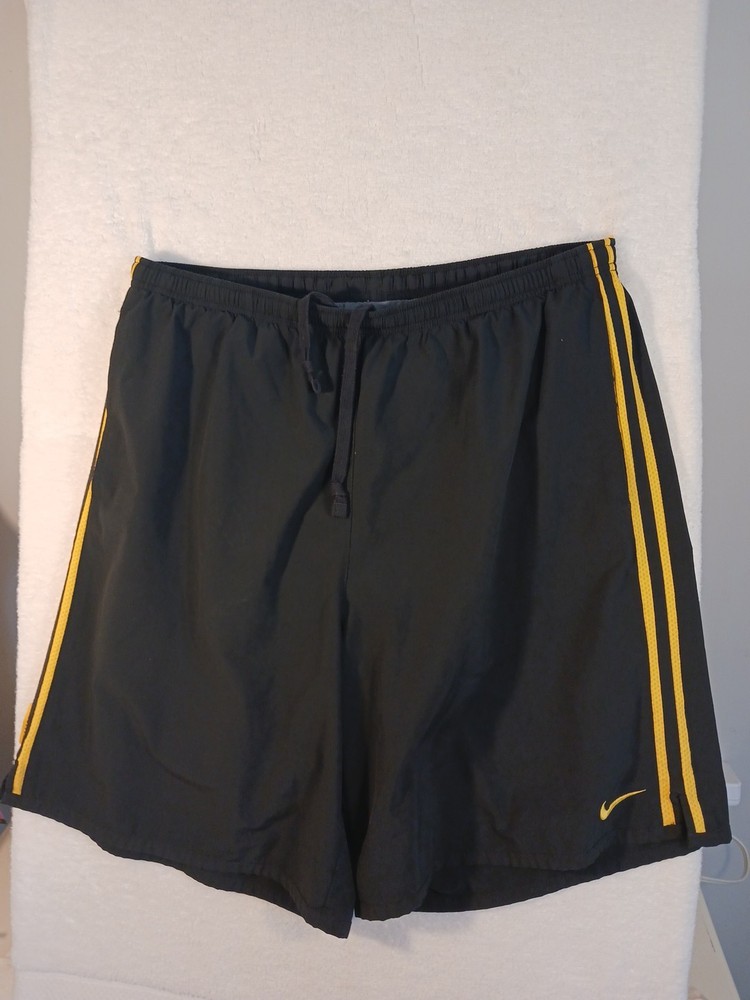 Nike Man's Shorts Sweem Black Polyester Actiwear Casual Comfort Summer Size XXL