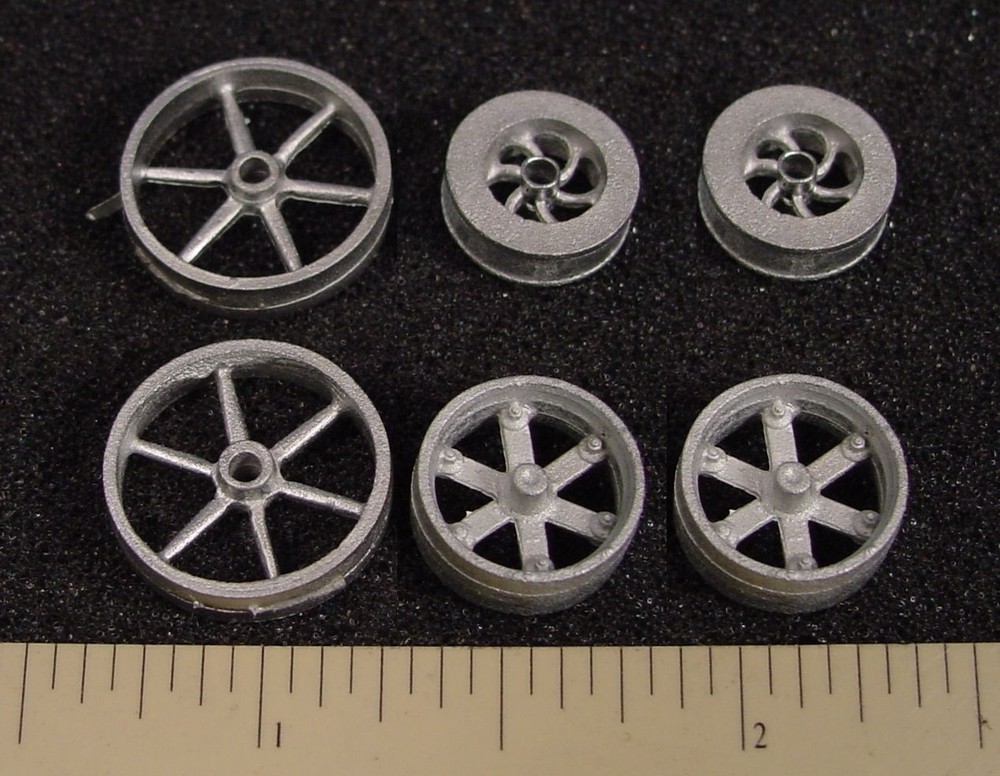 O/On3/On30 6 PULLEYS ASSORTMENT WISEMAN MODEL SERVICES DETAIL PARTS #O315