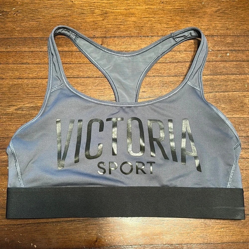 Victoria's Secret‎ Racerback Sport Bra Womens Size Medium Gym Workout Running