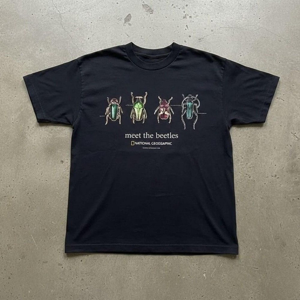 Retro National Geographic 'Meet the Beetles' Unisex reprint T-Shirt