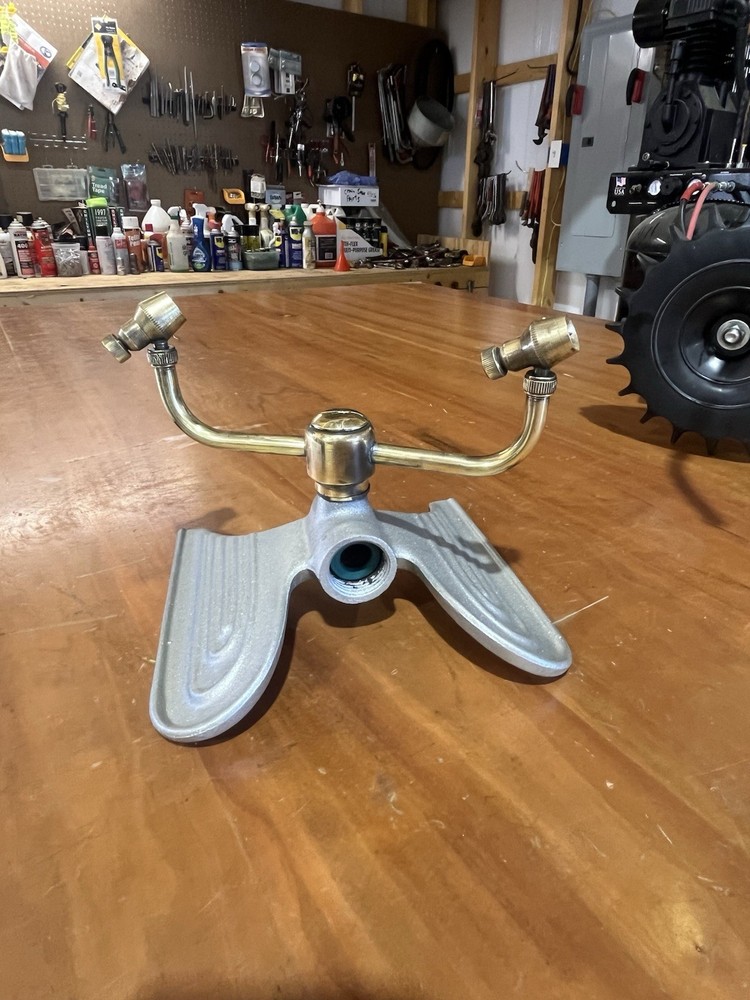 Vintage Cast Iron/Brass Water Sprinkler