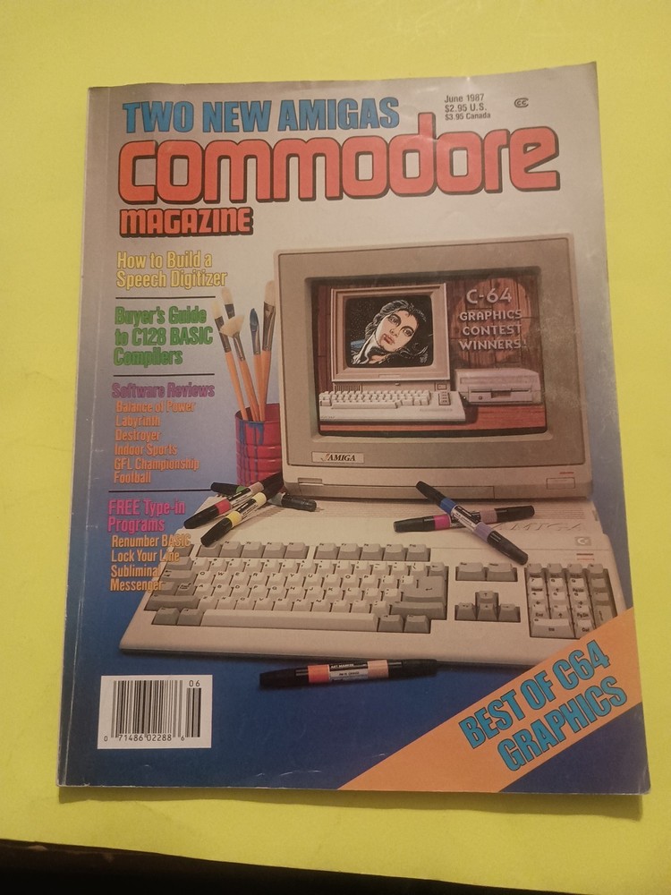 Commodore Magazine, Two New Amigas June 1987
