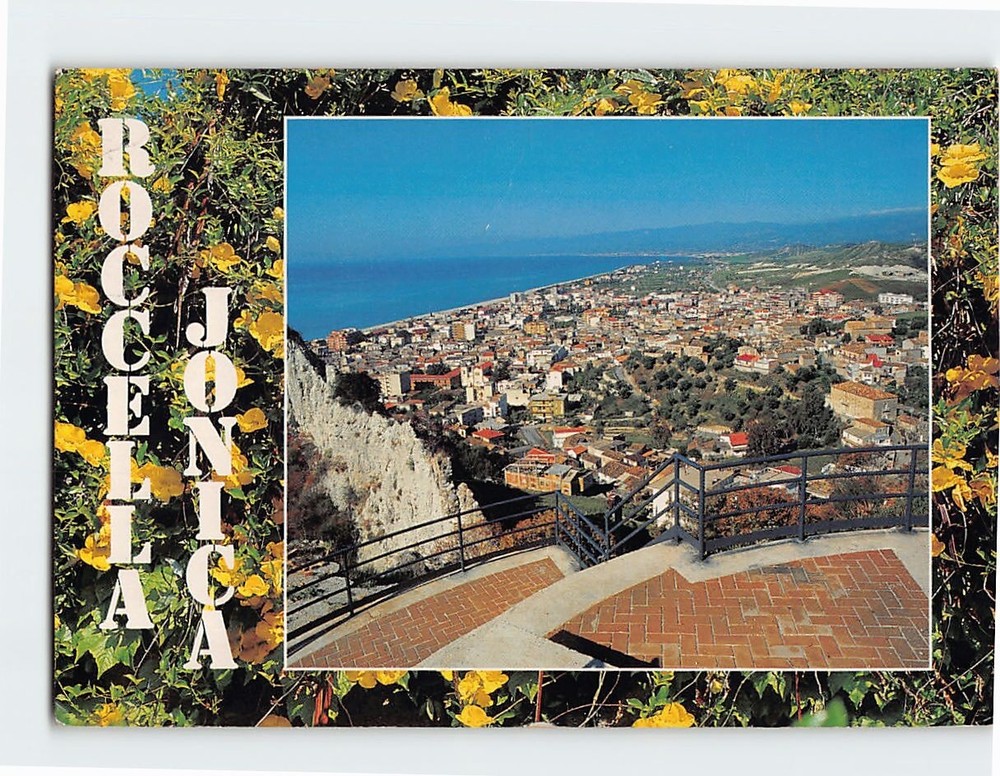 Postcard Panorama Roccella Jonica Italy