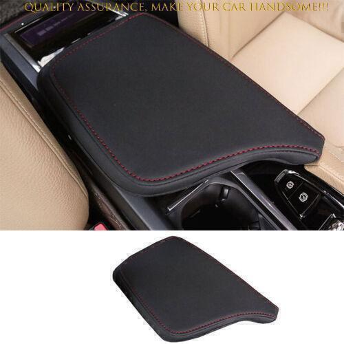 For Volvo S90 2017-2024 Black Leather Center Console Armrest Lid Box Cover 1PCS