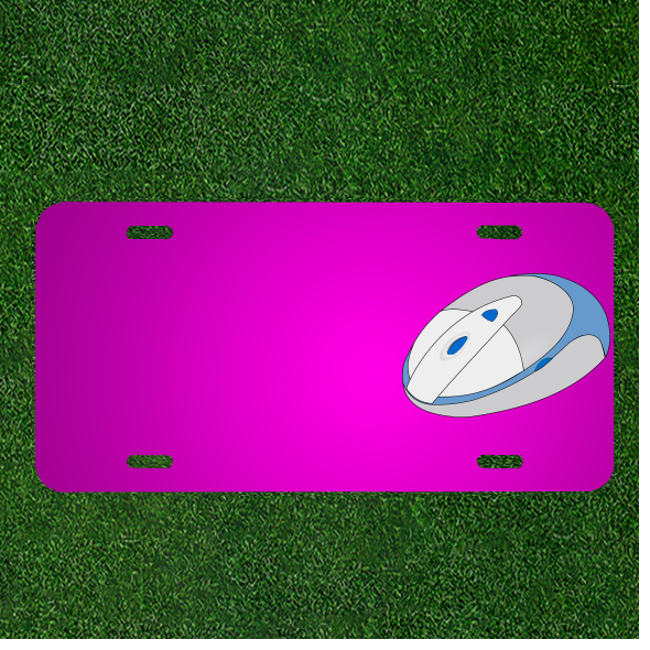Custom Personalized Car License Plate With Add Names To Mouse Computer Click