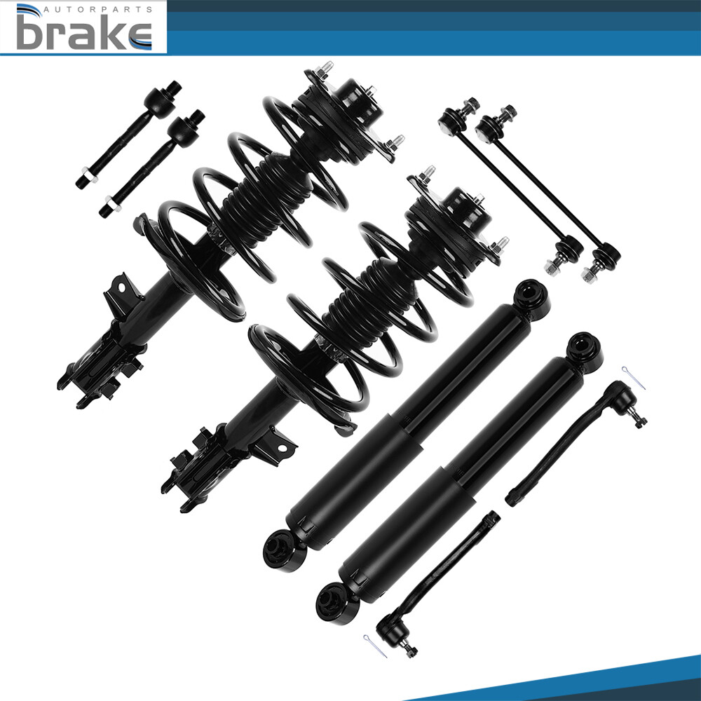 2010-2013 Kia Forte Koup Suspension Kit - Struts Shocks Sway Bars Tie Rods