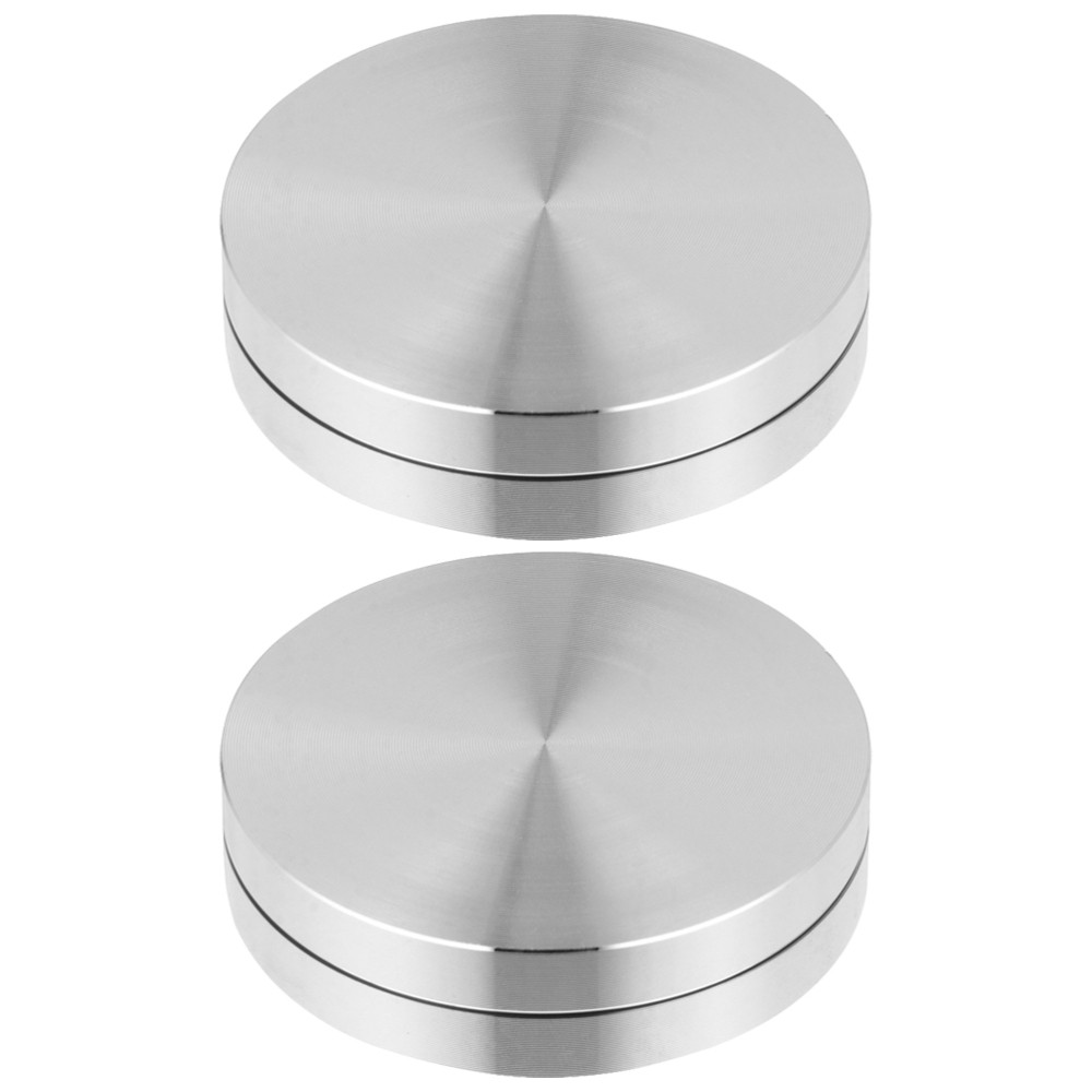 2 Pcs Bearing Turntable Accessories Lazy Susan Rotating Rack Replacement Parts