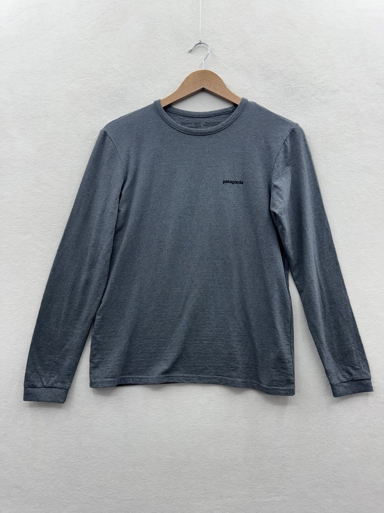 Patagonia Women’s Small Responsibili Tee Long Sleeve T-shirt Grey Crewneck