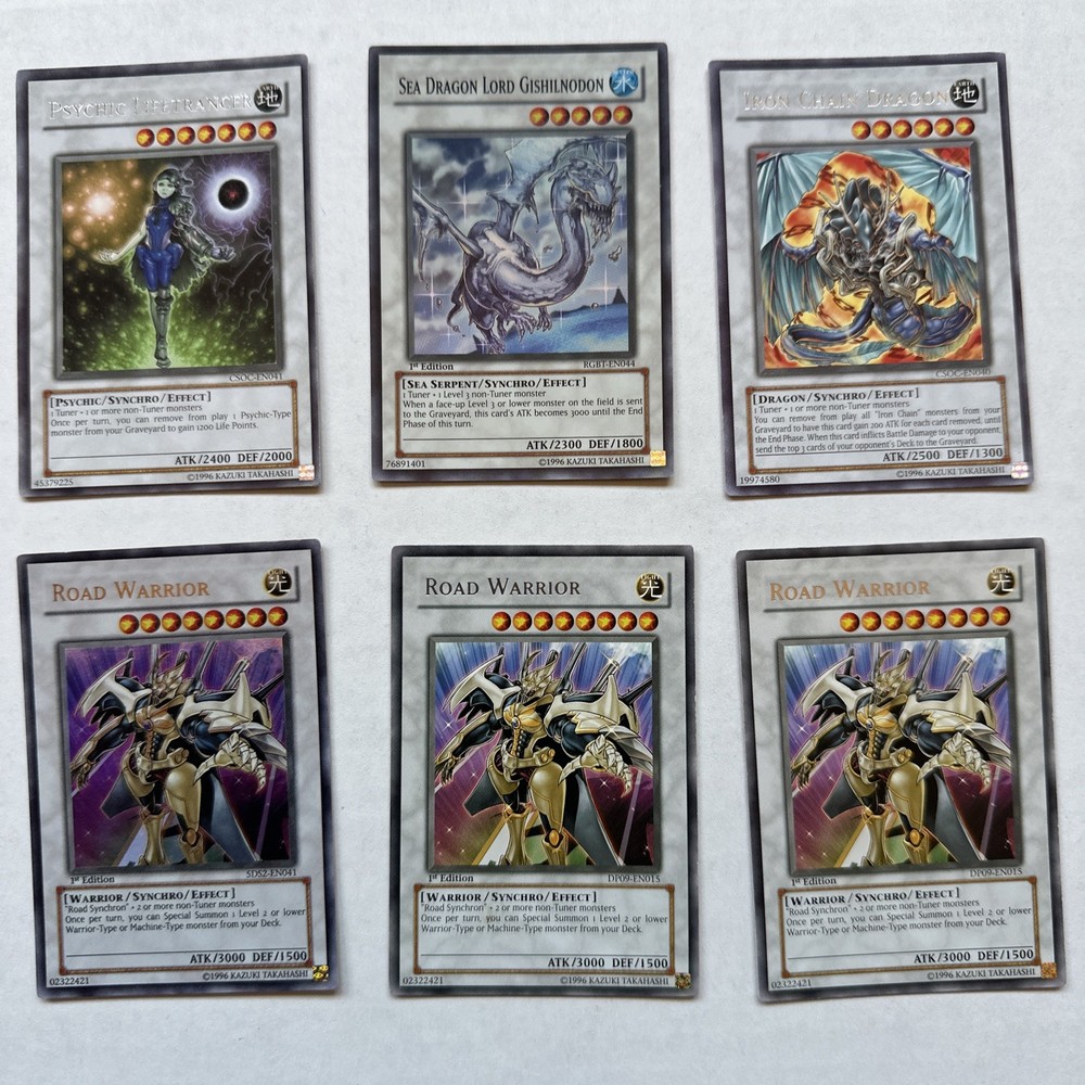 YuGiOh Synchro Monster Bundle 6 Premium Cards