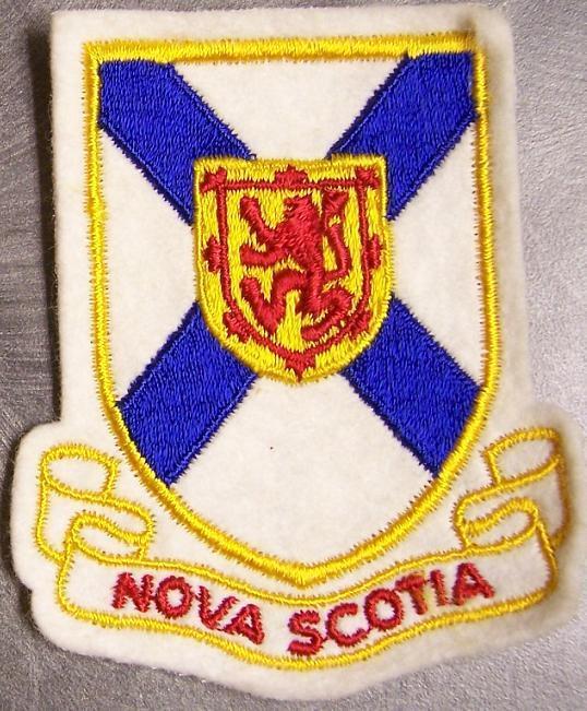 Nova Scotia Canada Provincial Flag Embroidered International Patch