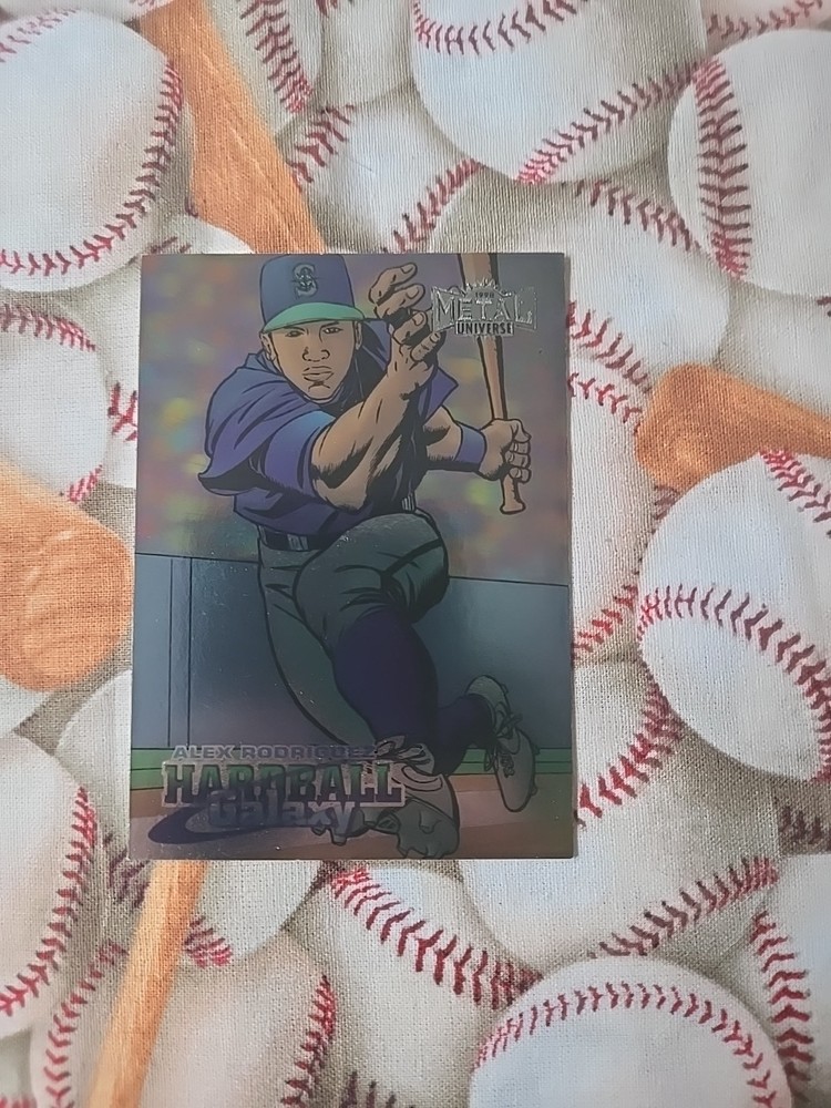 1998 Metal Universe - Hardball Galaxy Alex Rodriguez #214