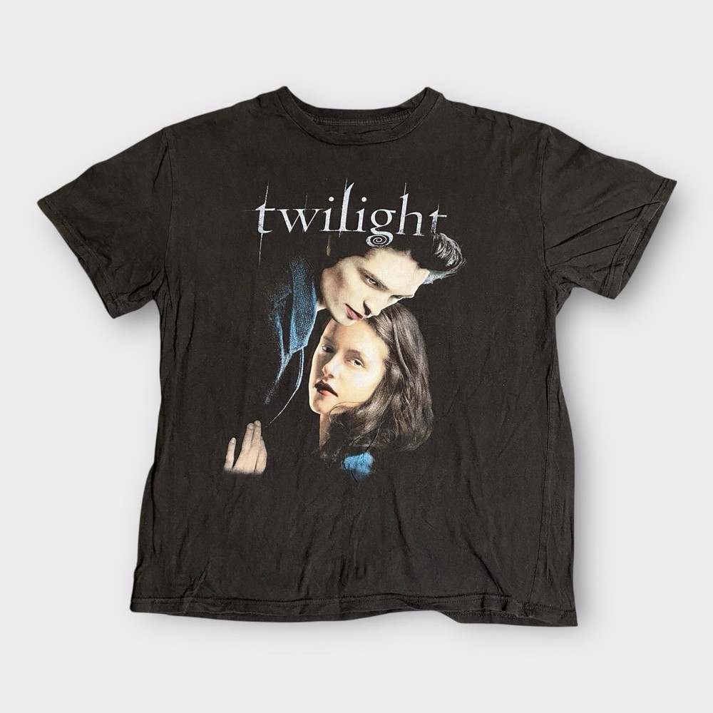 Twilight Movie Shirt Women XL Black Bella Edward Cullen Graphic Vampire Promo