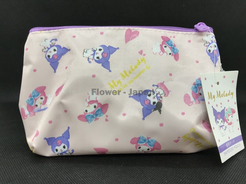 Sanrio Characters Trapezoid Pouch With gusset Kuromi My Melody Anime