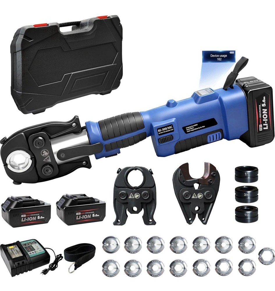 Multifunctional Hydraulic Crimping Tools 18V 60kN Hydraulic Crimper + Copper