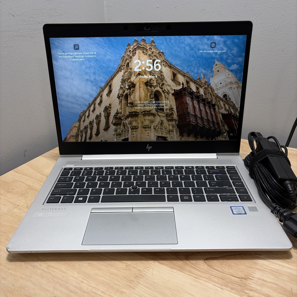 HP Elitebook 840 G5 Core I5-8250  1.60GHZ  16GB , 256GB SSD, WiFi ,Win 11 Cord