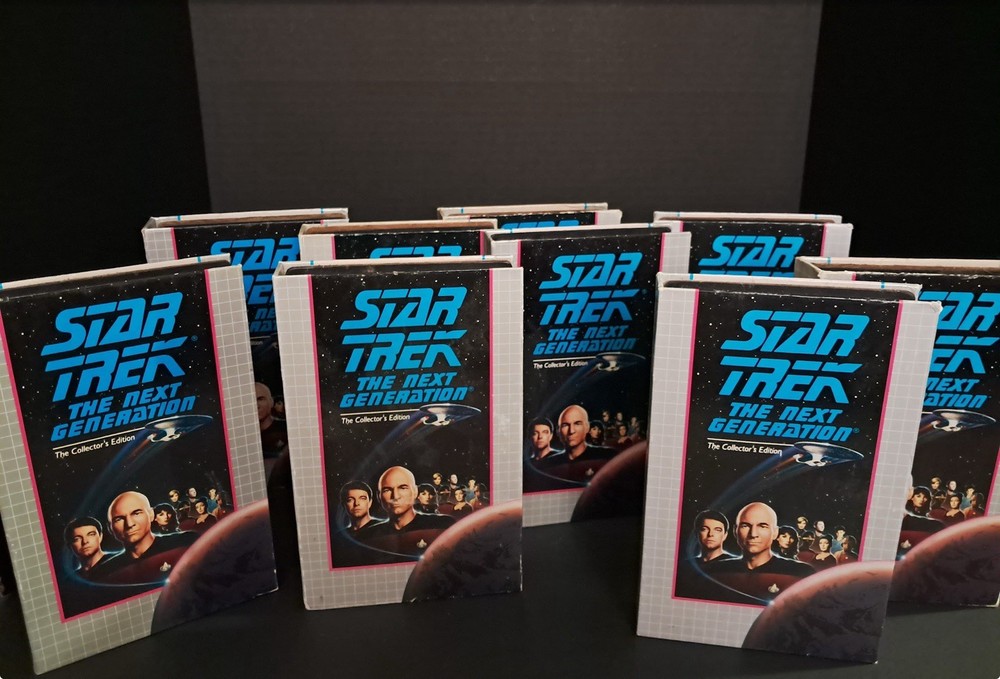 Star Trek: The Next Generation Collector’s Edition VHS Lot