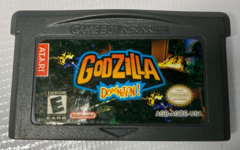 Godzilla Domination GBA Cartridge Only Nintendo Game Boy Advance 2002