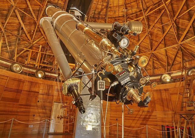 at Lowell Observatory in Flagstaff, The Clark Telescope, built in 1896, Arizona