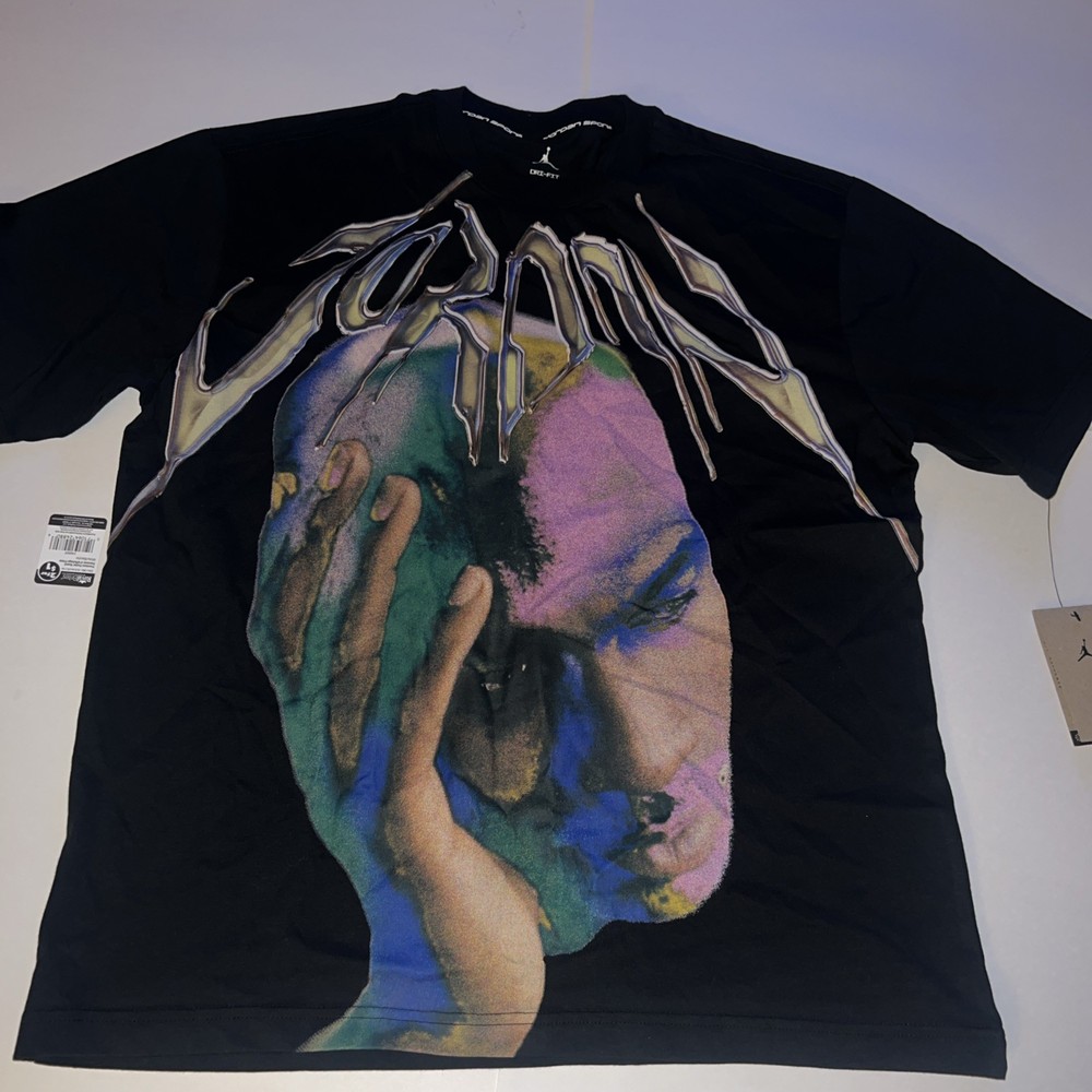 Jordan Sport Men's Dri-FIT T-Shirt Black HJ2348-010 Size XL NEW