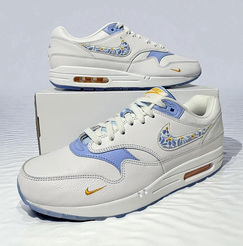 “RARE”Men’s Size 10/ W Size 11.5- Nike Air Max 1 By You Blue/White [HQ3714-900]