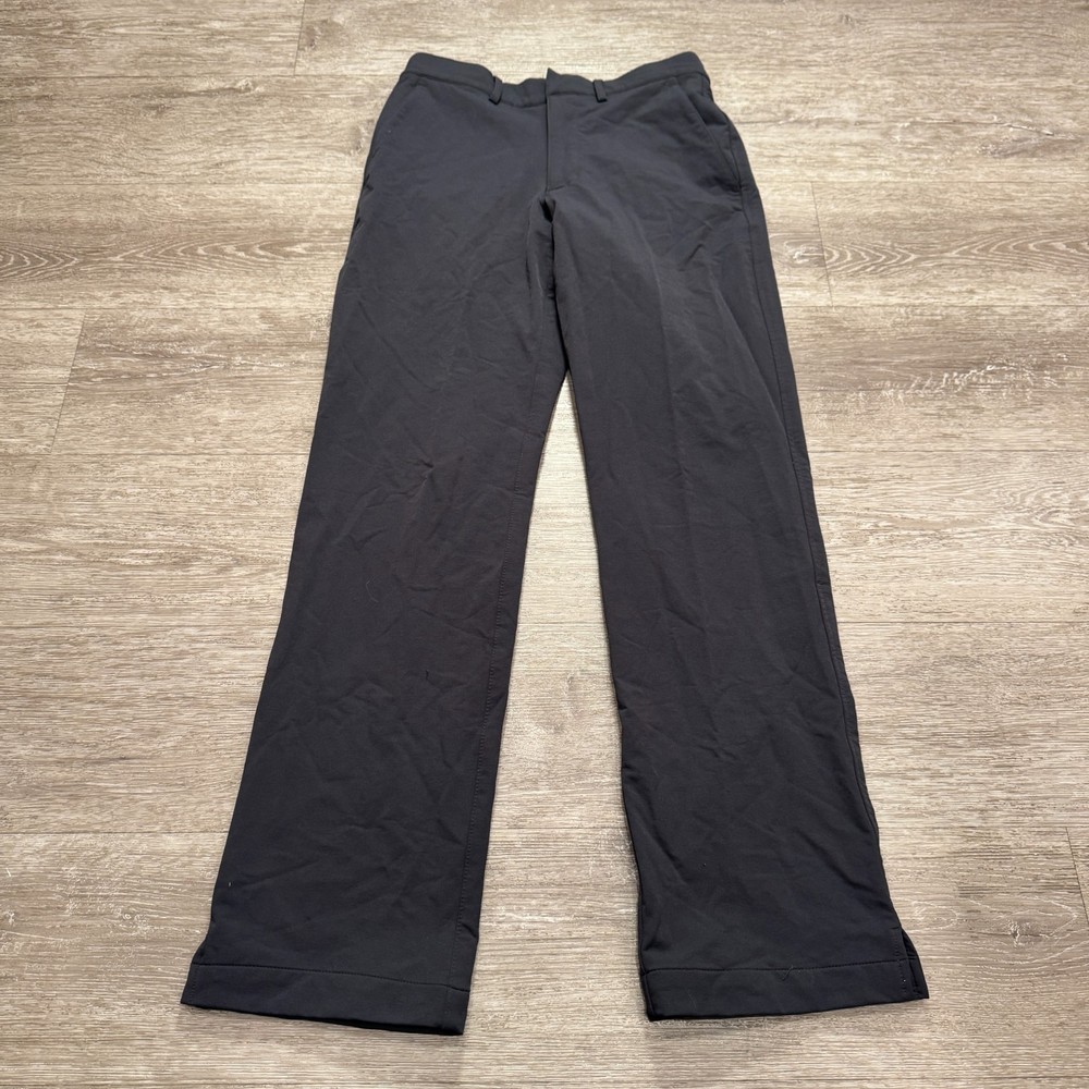 Under Armour Pants Mens 30 Black Storm Flat Front 30x31 Performance Outdoor