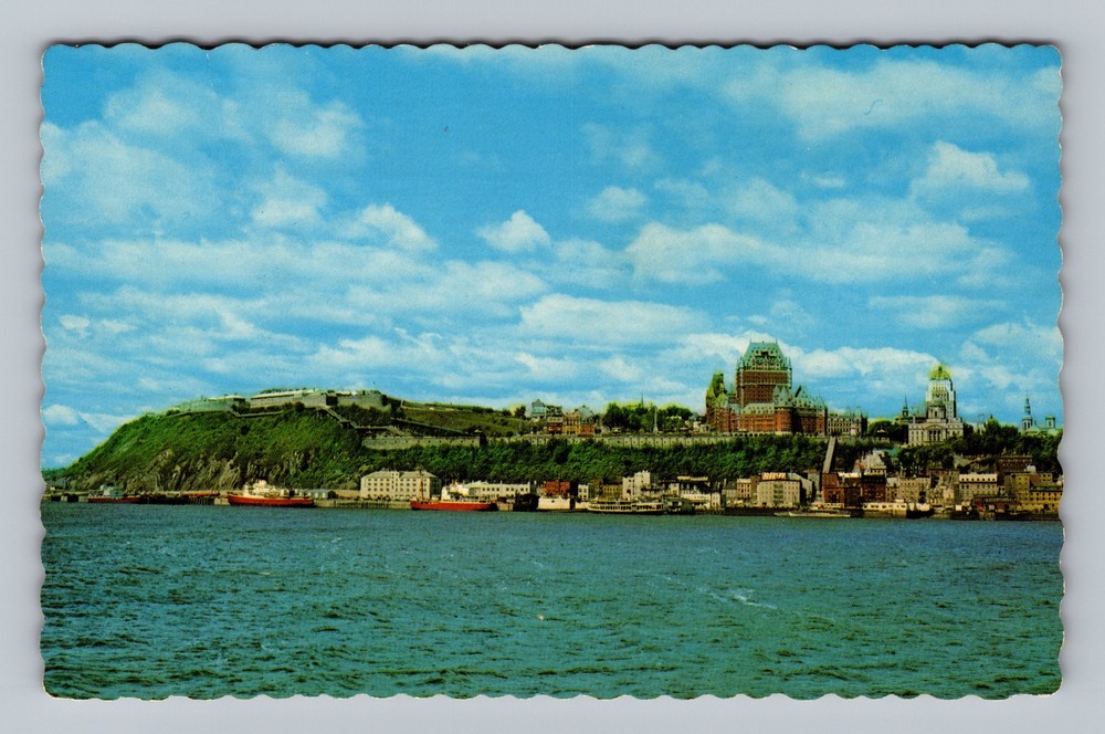 Canada Quebec City Overview Standard Postal Old Card View PC Vintage Postcard