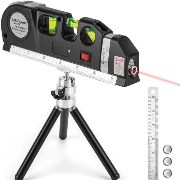 MULTIPURPOSE LASER LEVEL TOOL WITH TRIPOD – LASER LEVEL LINE KIT