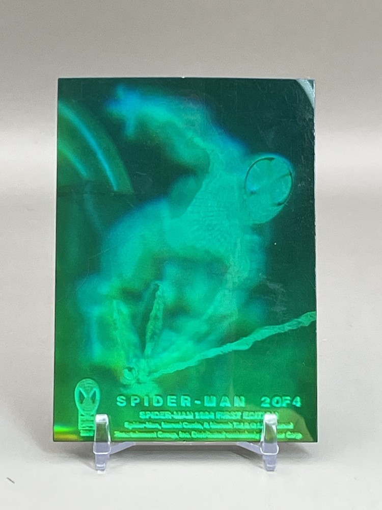 Spider-Man Hologram Card 2 of 4 1994 Marvel Fleer First Edition Holo