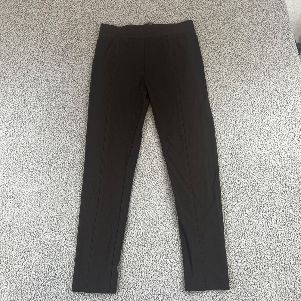 INC international concepts women's size 6 pants compression stretch black tapper